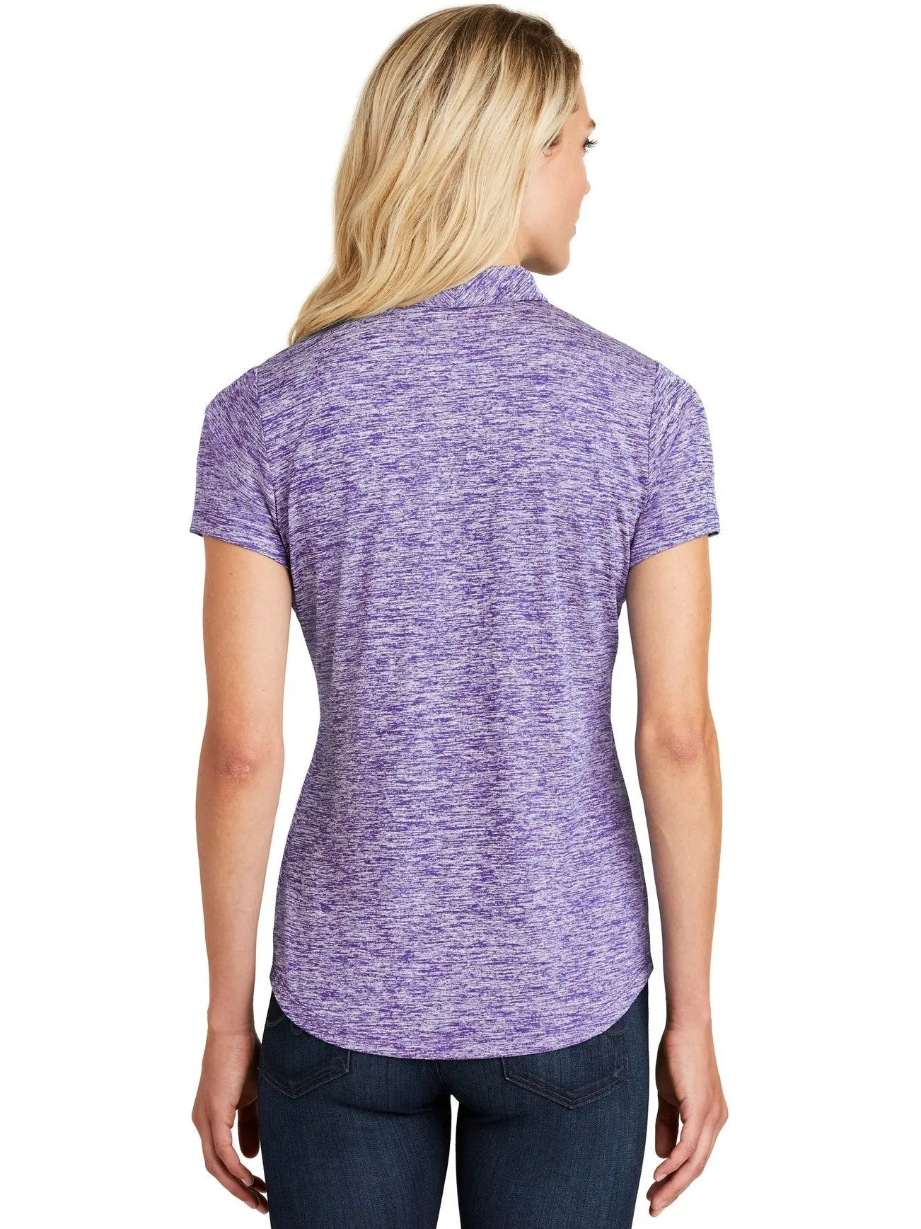 Sport-TekLadies PosiChargeElectric Heather Polo