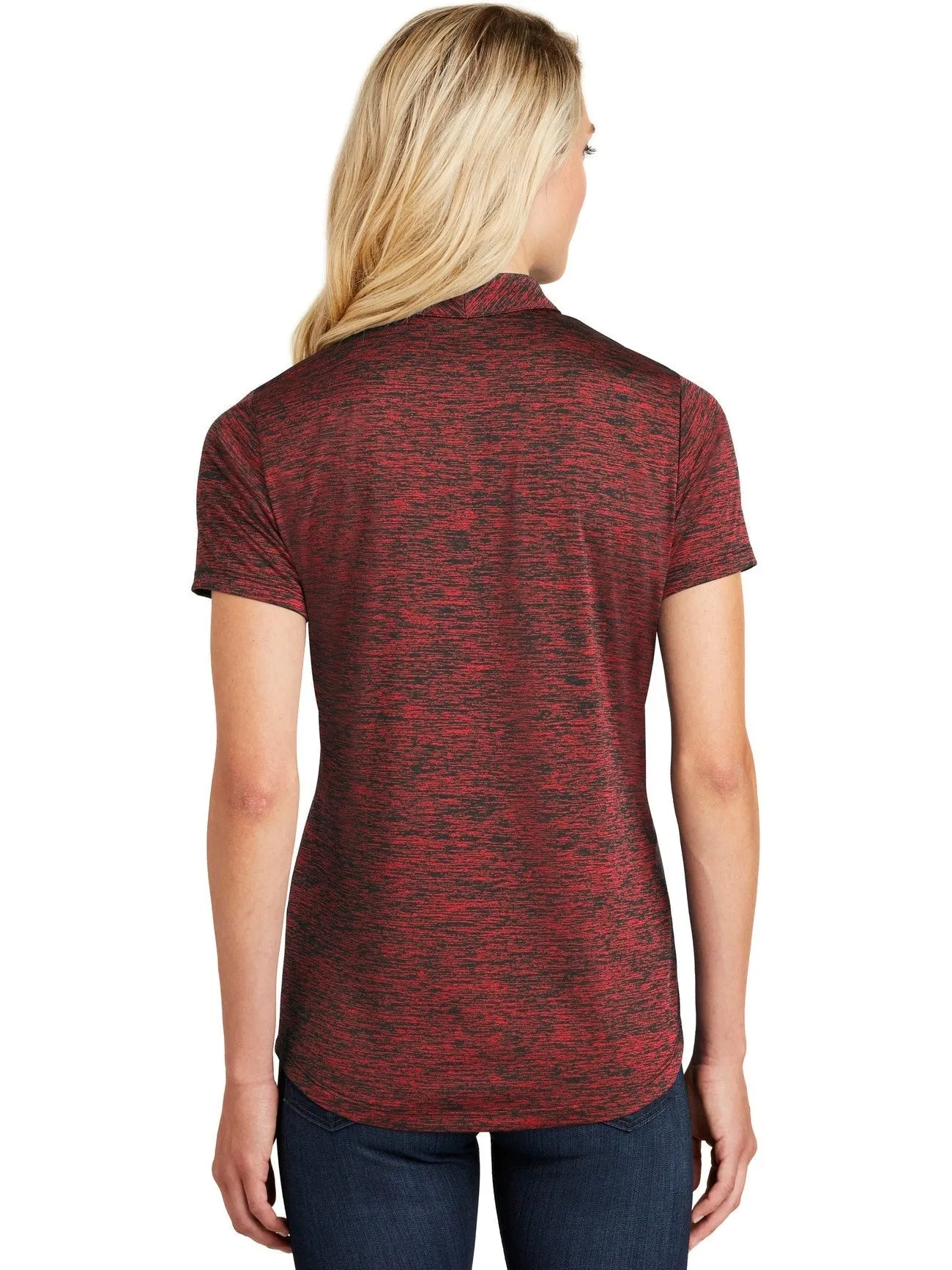 Sport-TekLadies PosiChargeElectric Heather Polo