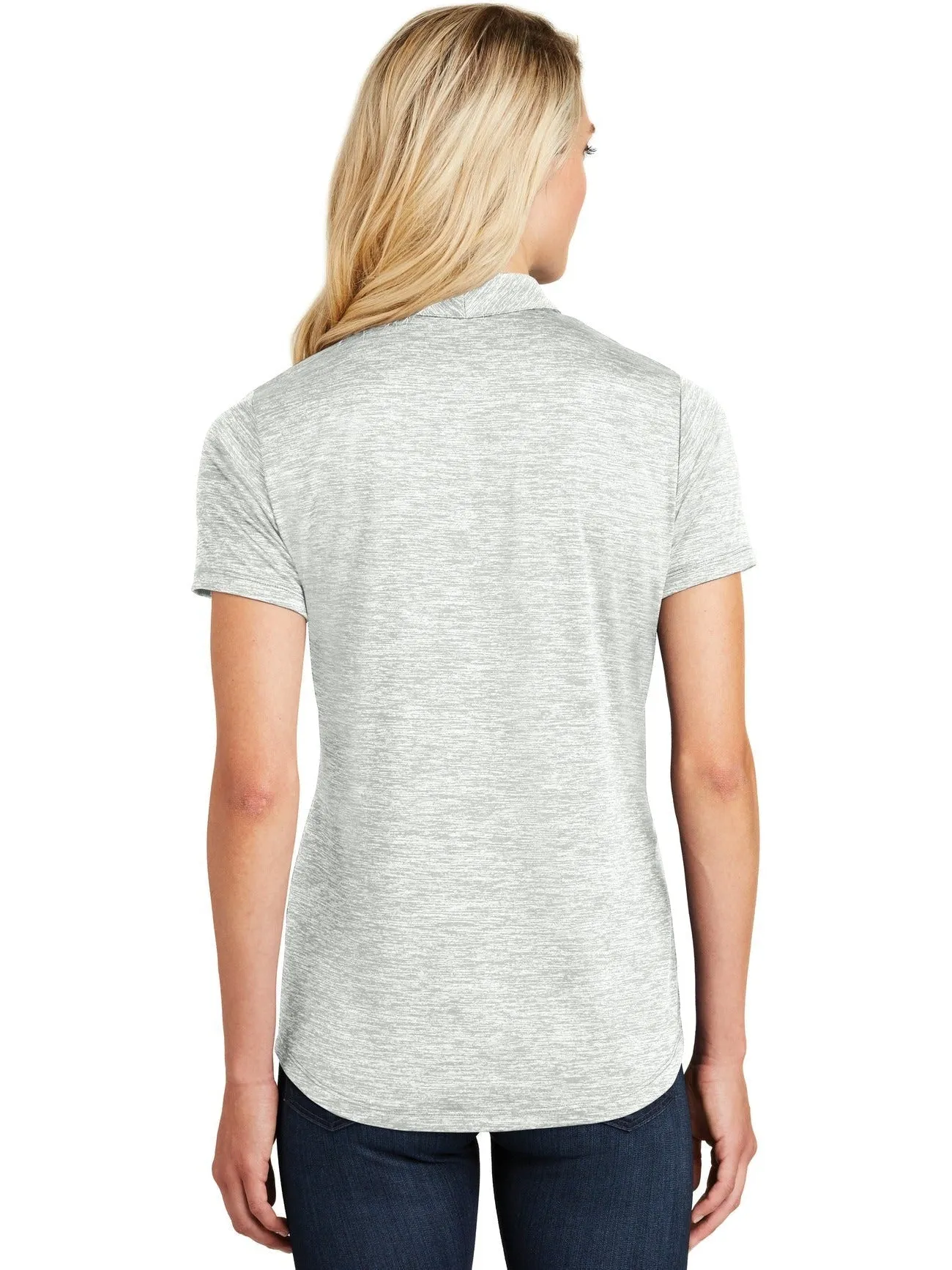 Sport-TekLadies PosiChargeElectric Heather Polo