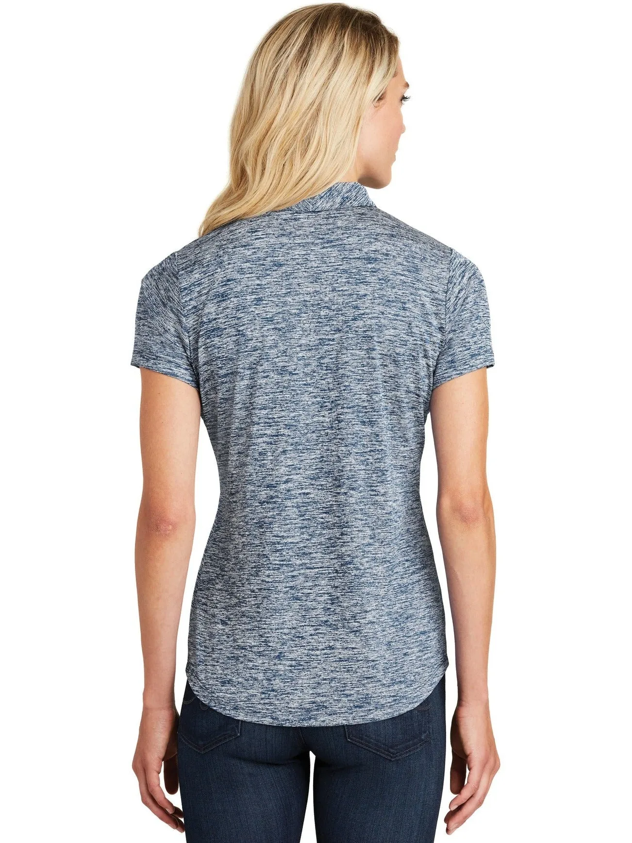 Sport-TekLadies PosiChargeElectric Heather Polo