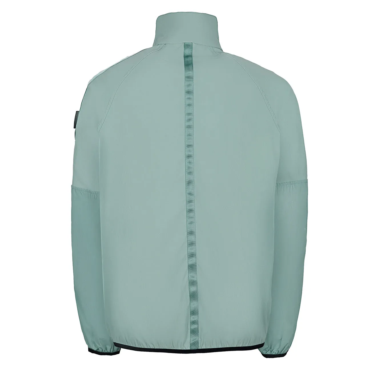 ST95 4 Way Stretch Zip Through Mid Green