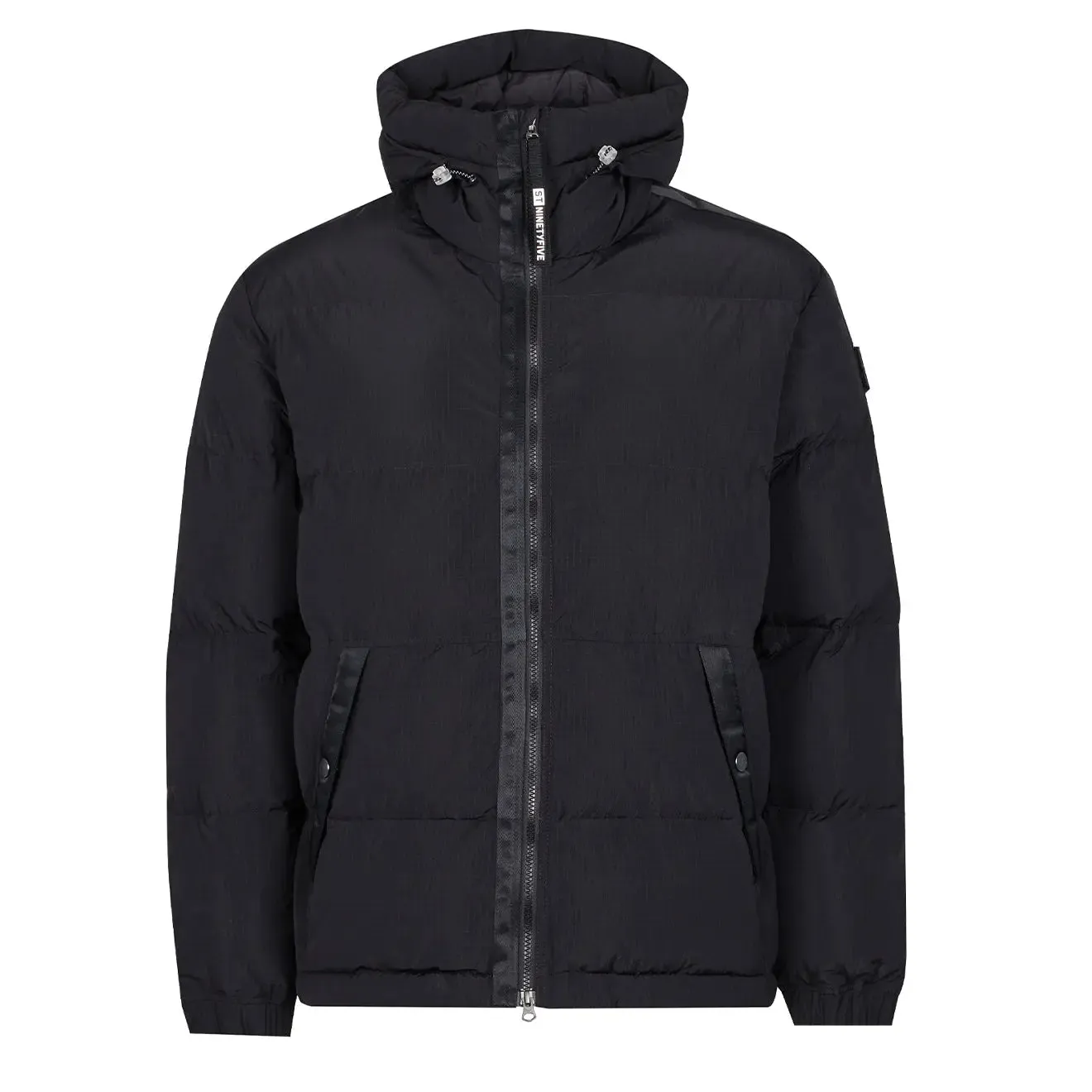 ST95 Hooded Puffer Black