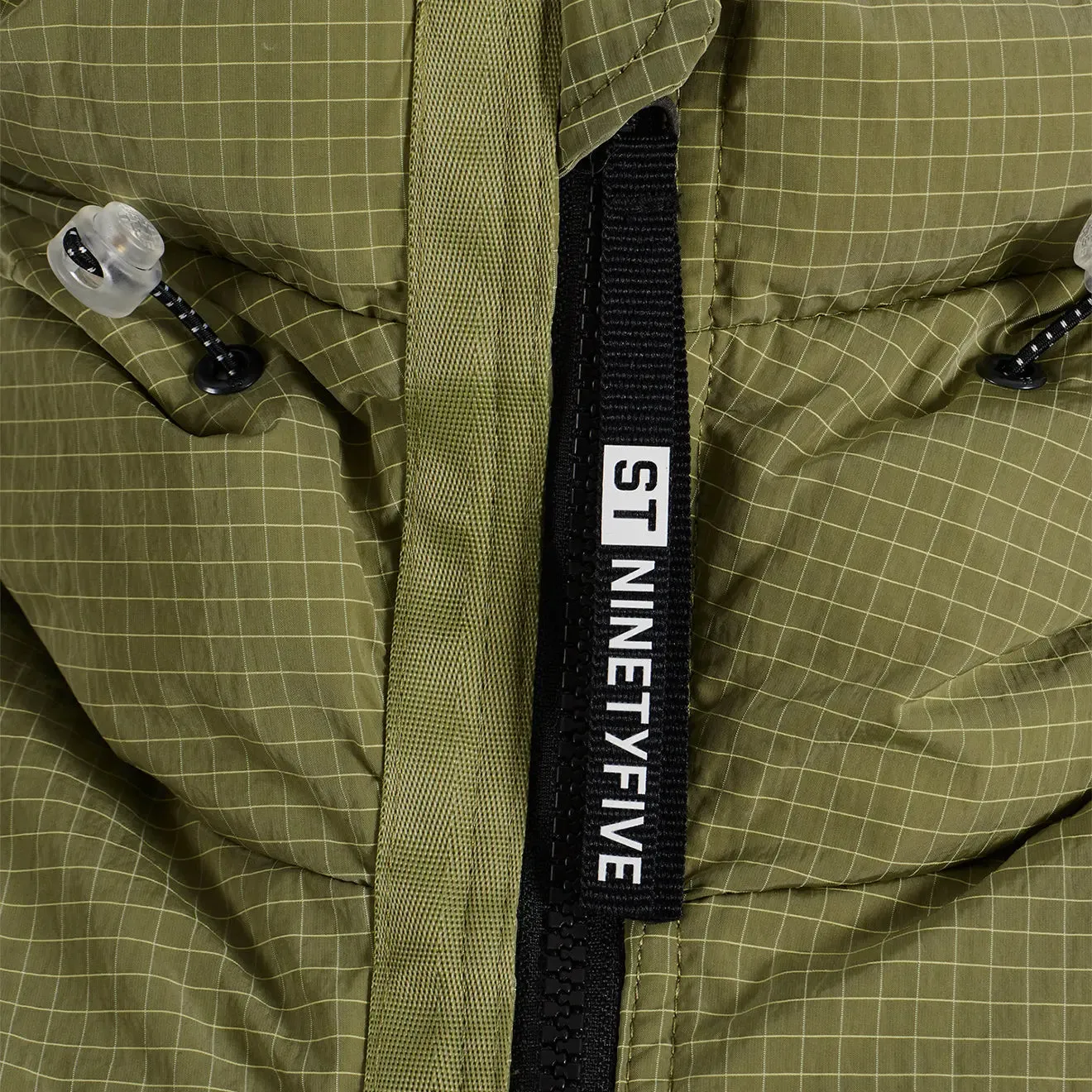 ST95 Hooded Puffer Light Green