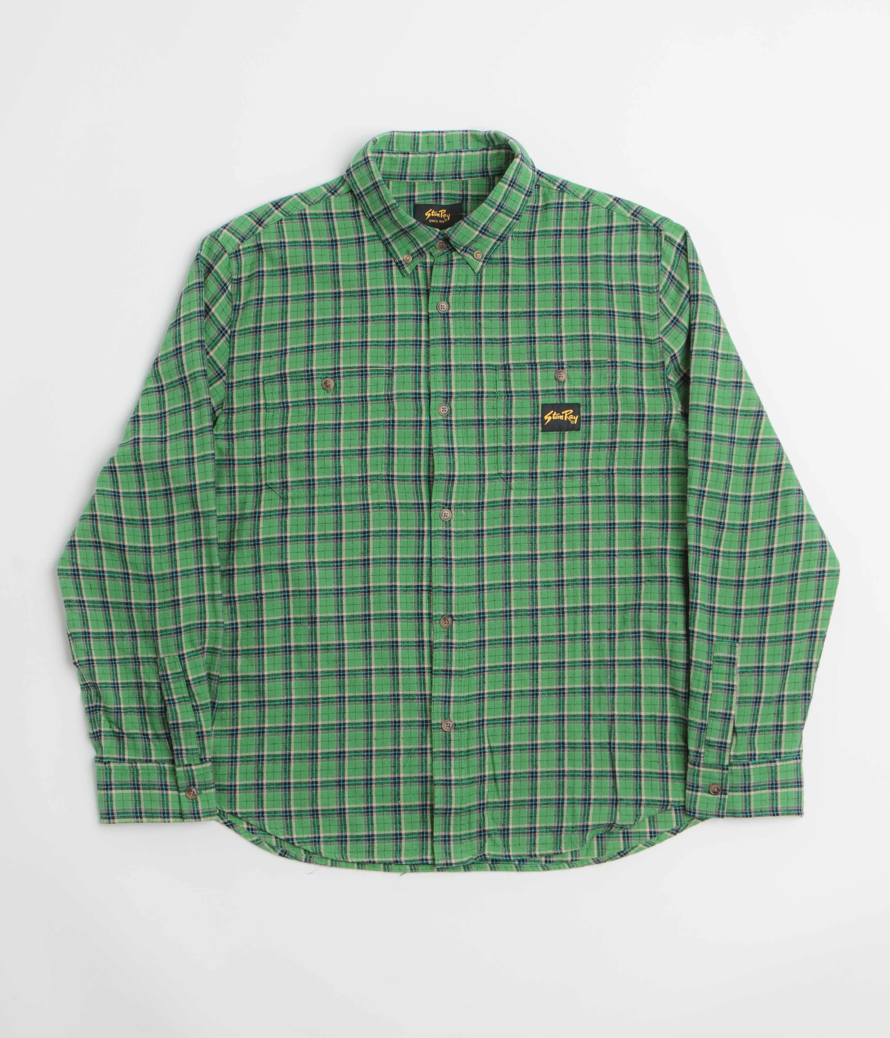 Stan Ray Flannel Shirt - Summer Green Plaid