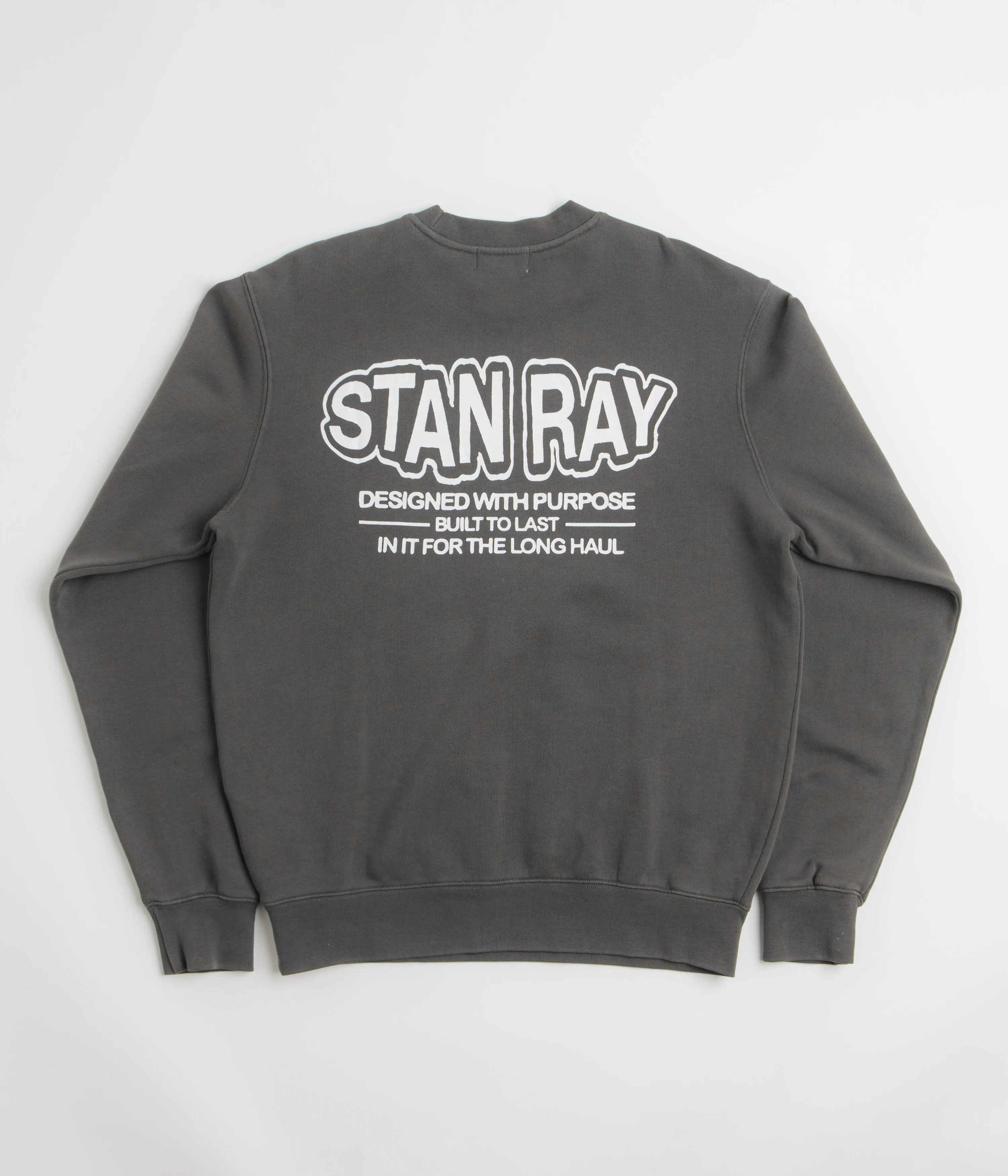 Stan Ray Long Haul Crewneck Sweatshirt - Washed Black