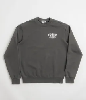Stan Ray Long Haul Crewneck Sweatshirt - Washed Black