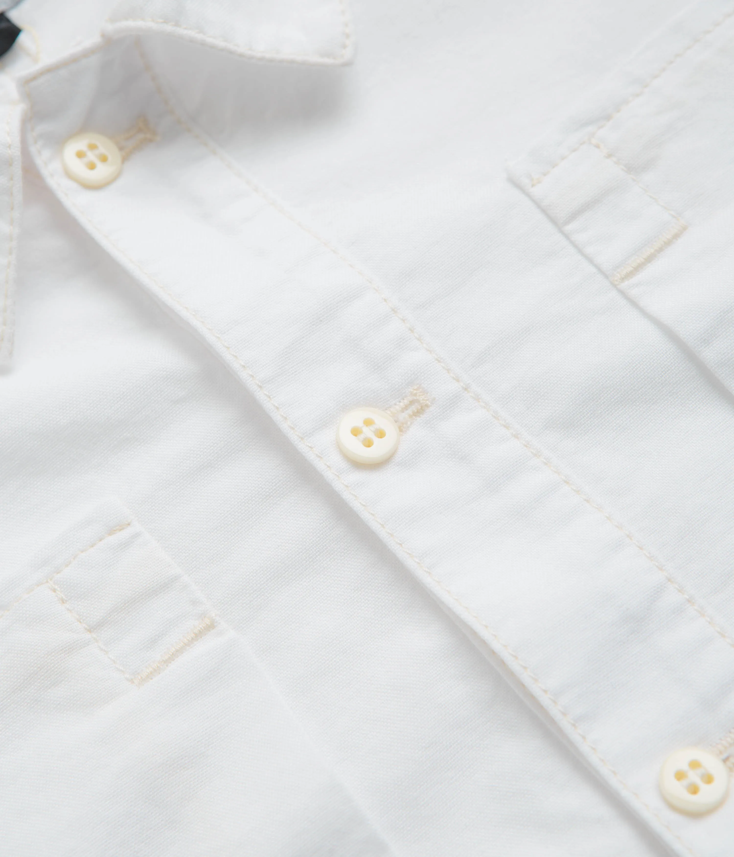 Stan Ray Painters Pop Over Shirt - Natural Cotton Oxford