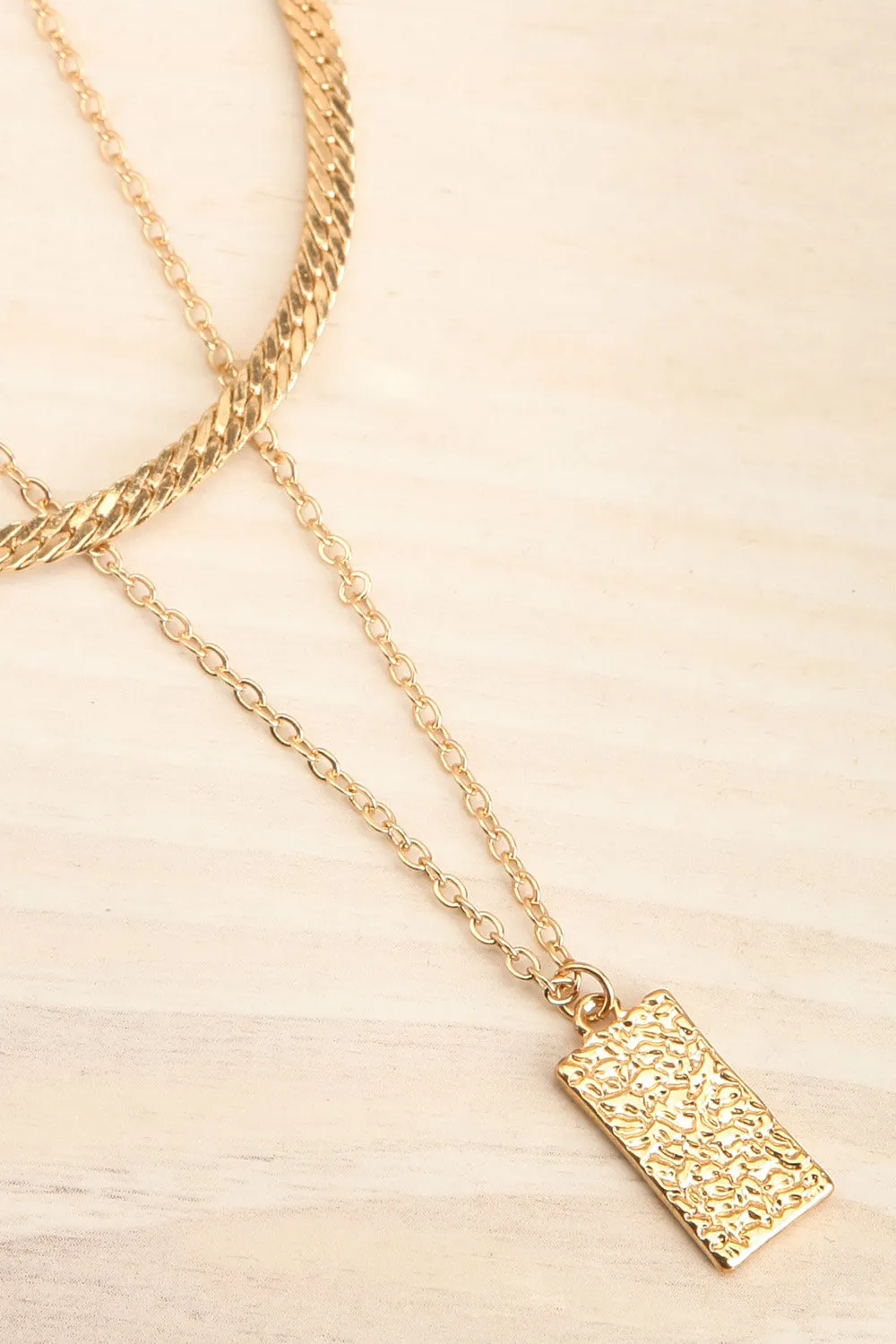 Stanton | Two Chain Golden Necklace