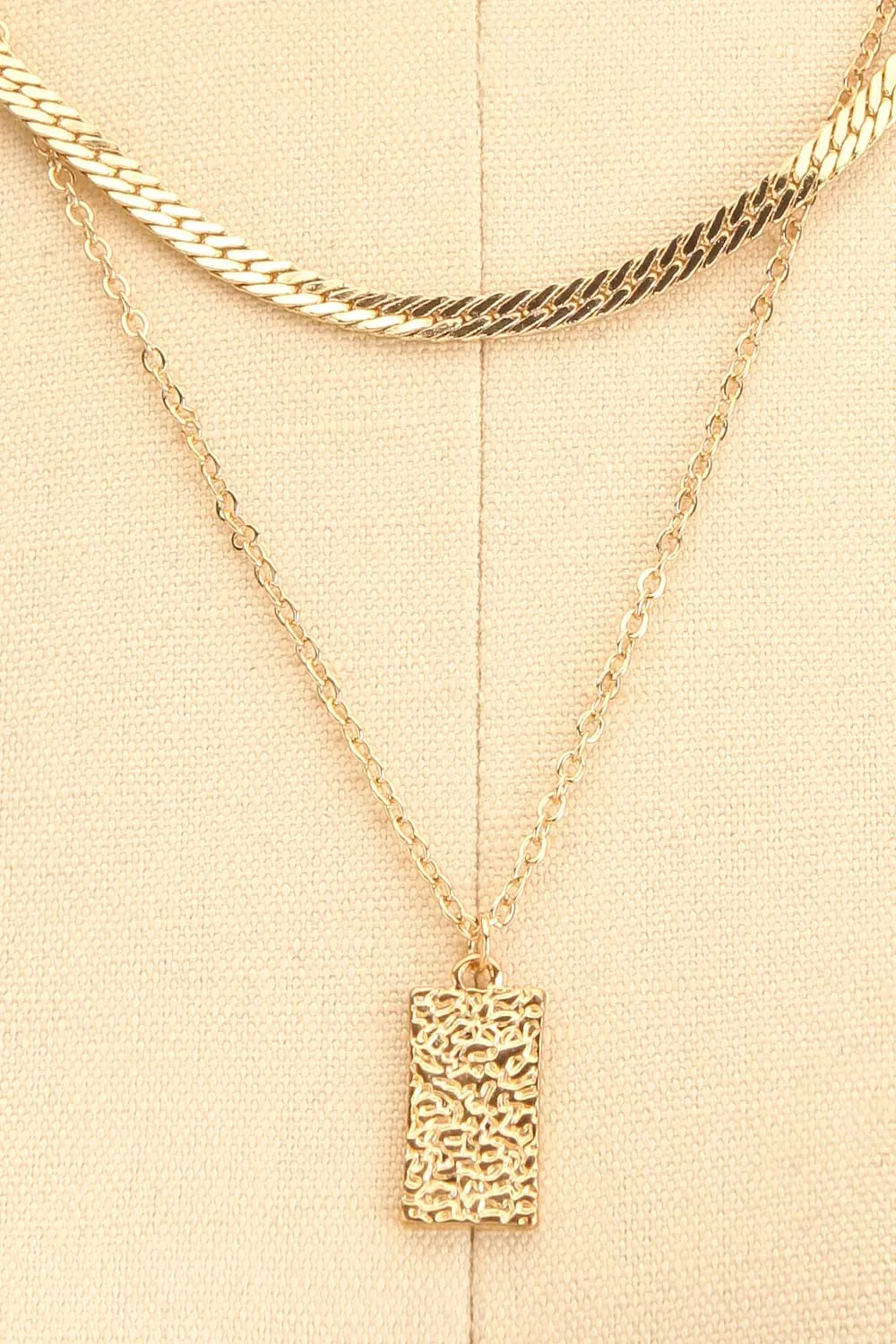 Stanton | Two Chain Golden Necklace