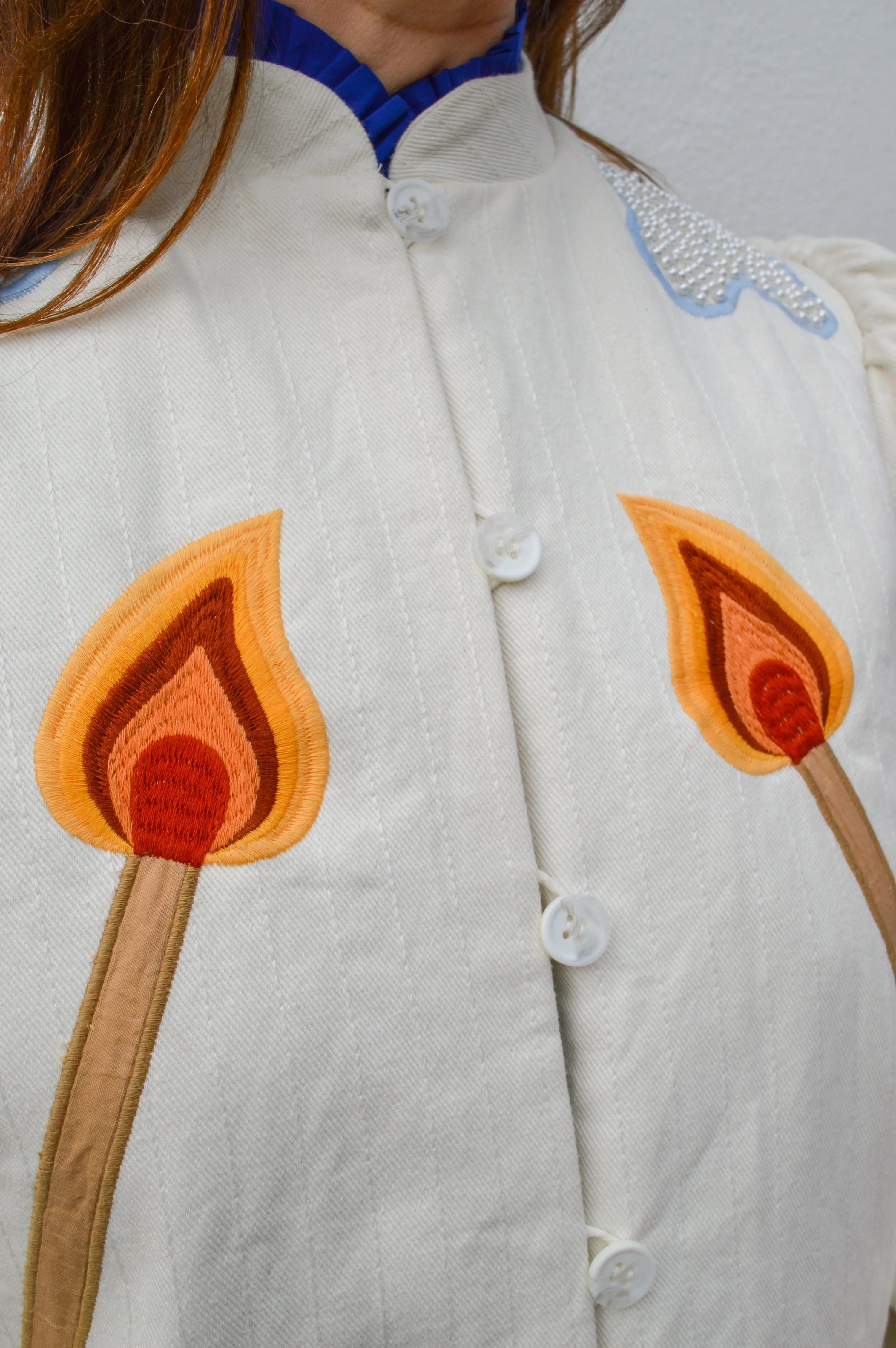Stella Nova Elements Patchwork Cream Jacket