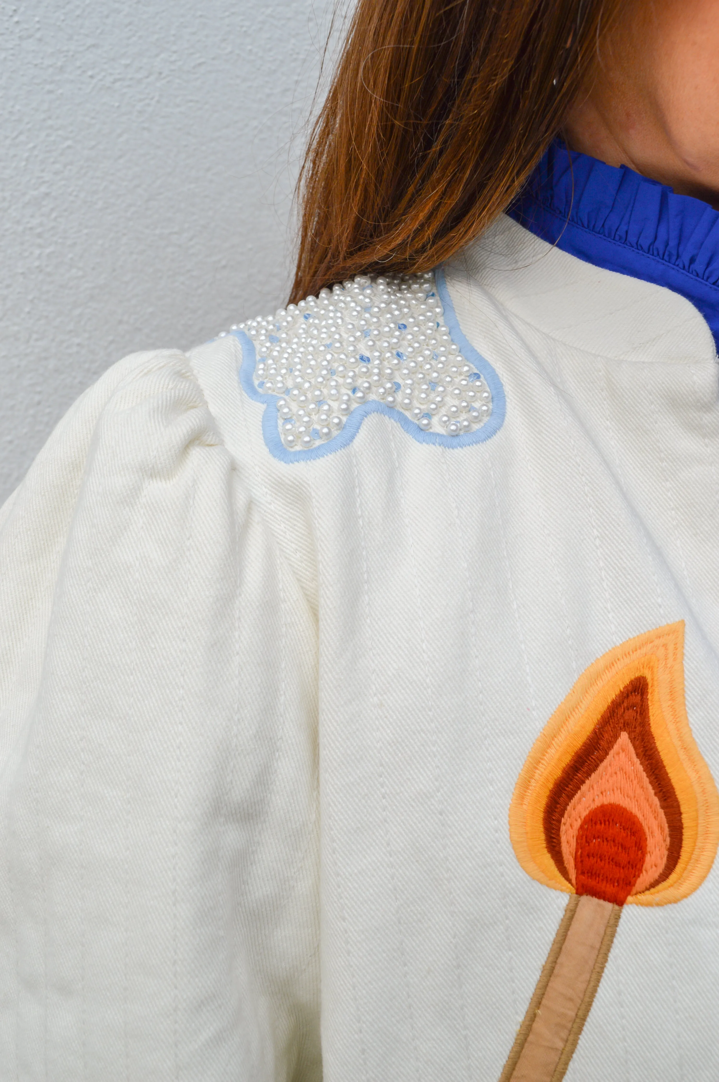 Stella Nova Elements Patchwork Cream Jacket