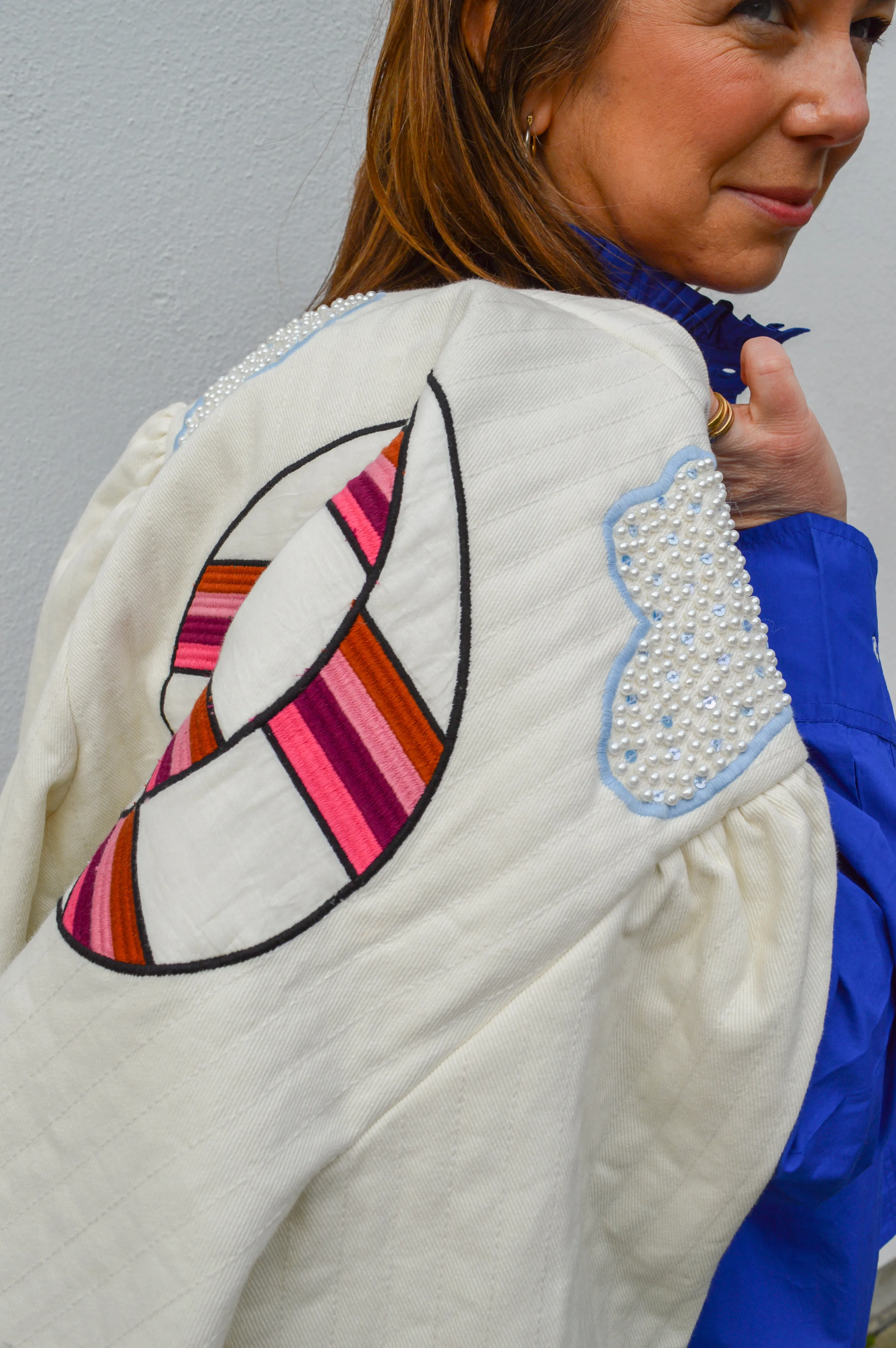 Stella Nova Elements Patchwork Cream Jacket