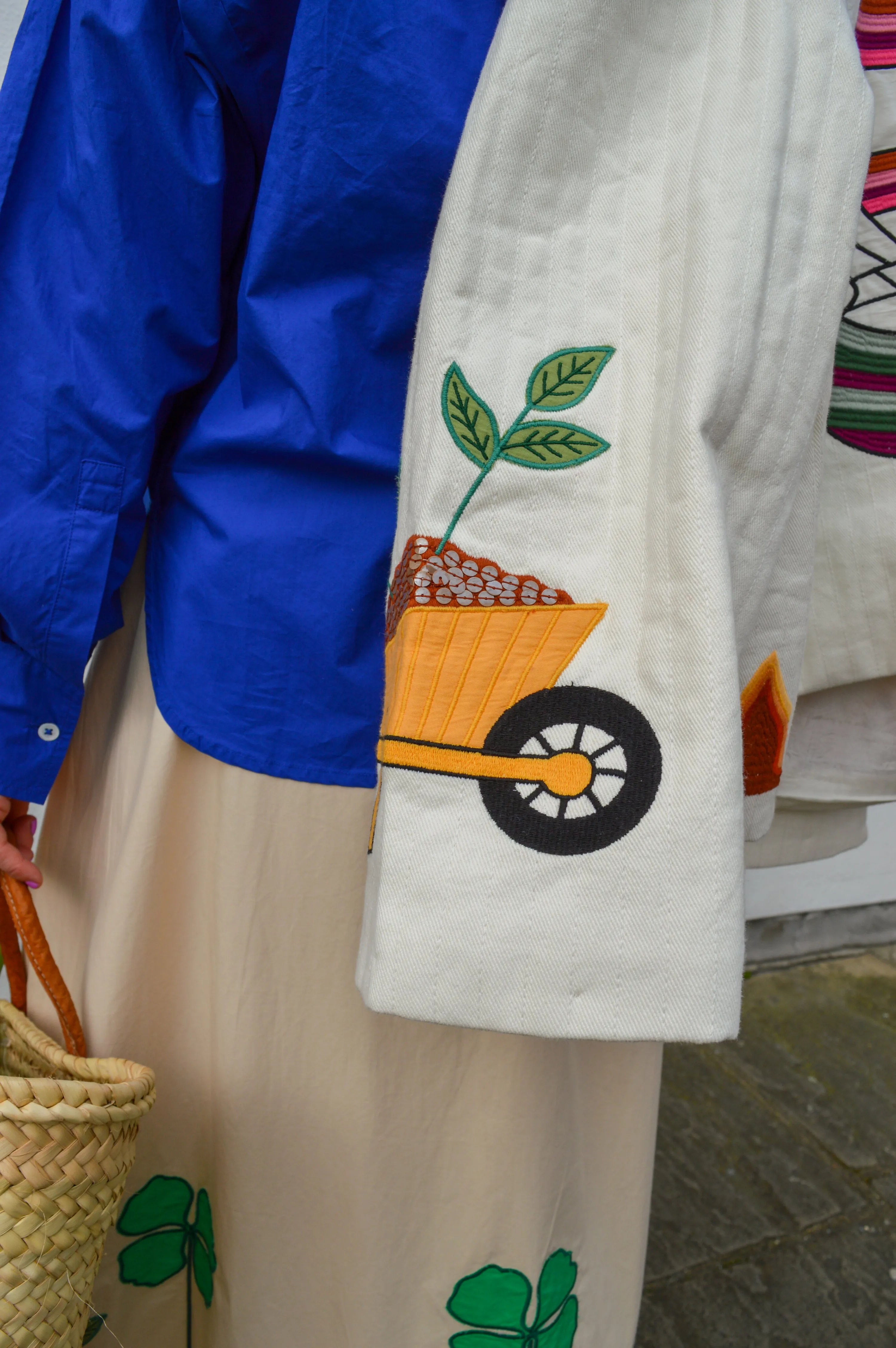 Stella Nova Elements Patchwork Cream Jacket