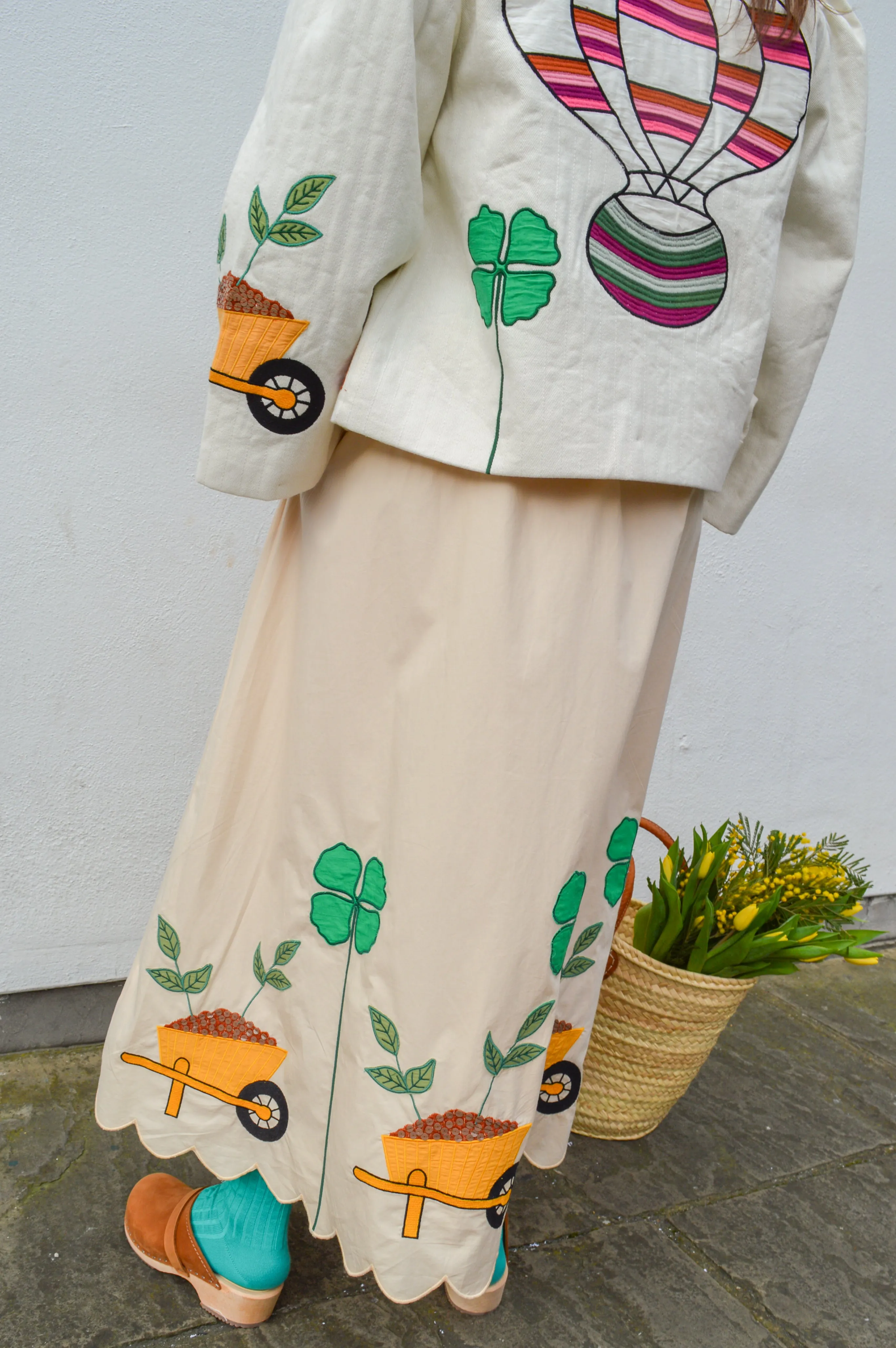 Stella Nova Elements Patchwork Cream Jacket
