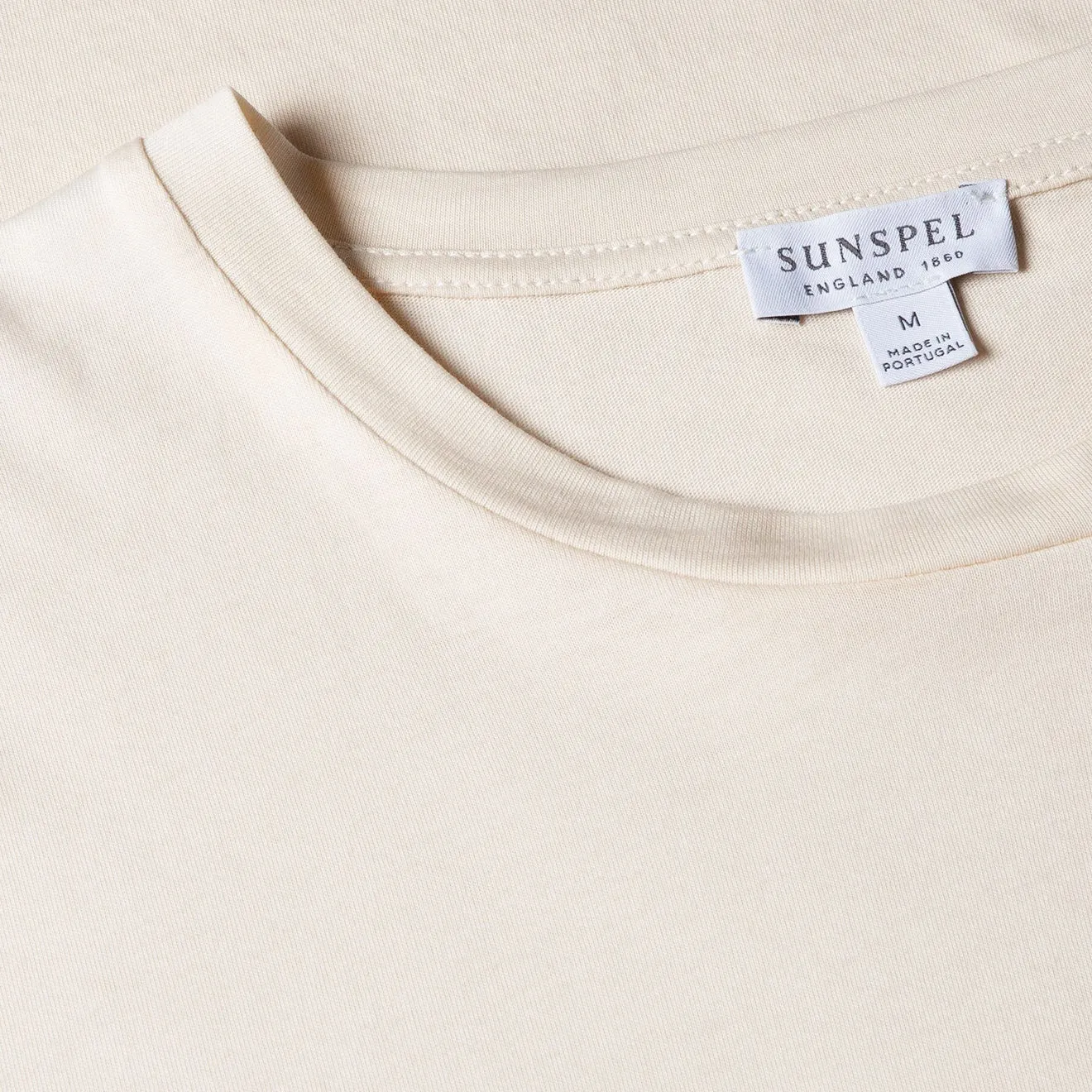 Sunspel Riviera Midweight T-Shirt Undyed