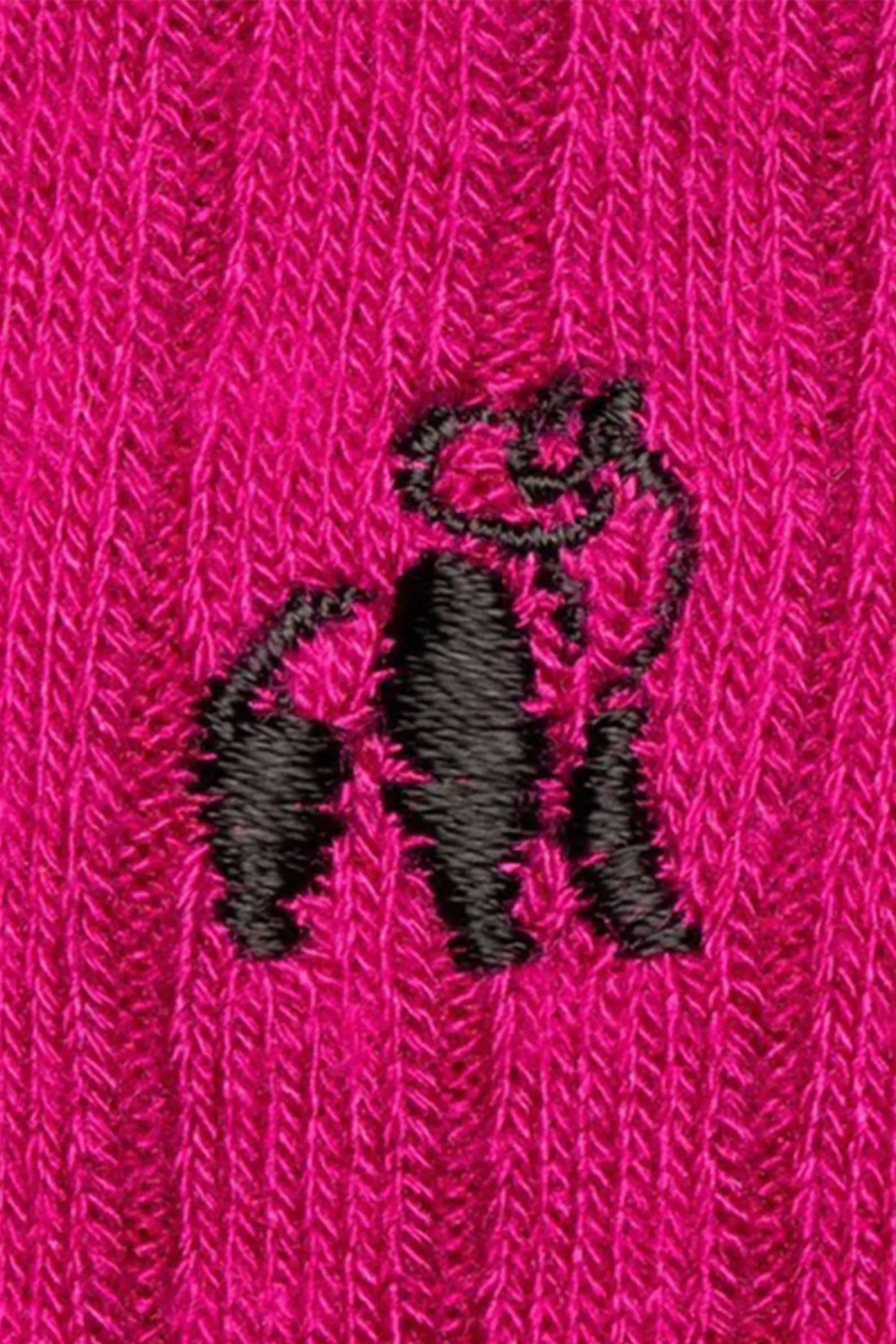 Swole Panda Bamboo Socks Cerise