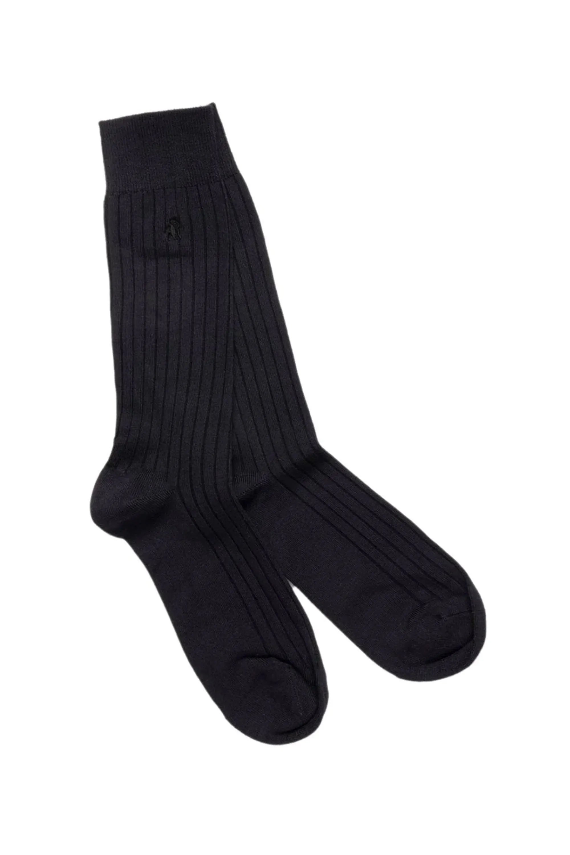 Swole Panda Bamboo Socks Navy