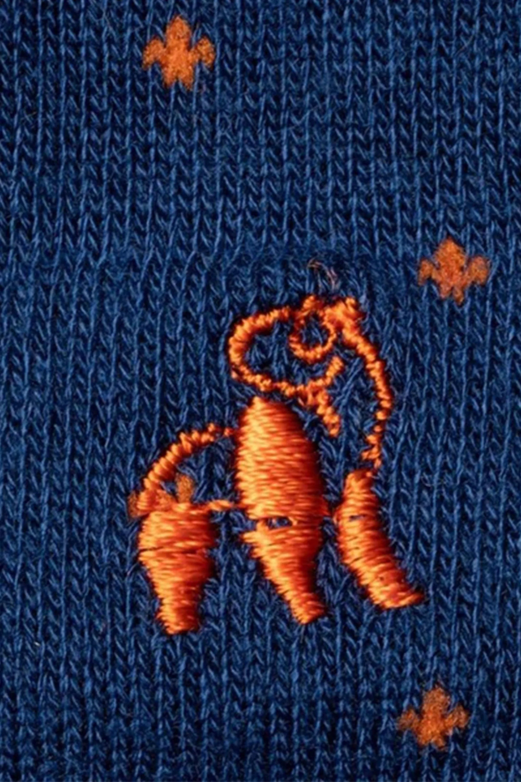 Swole Panda Bamboo Socks Orange Spot