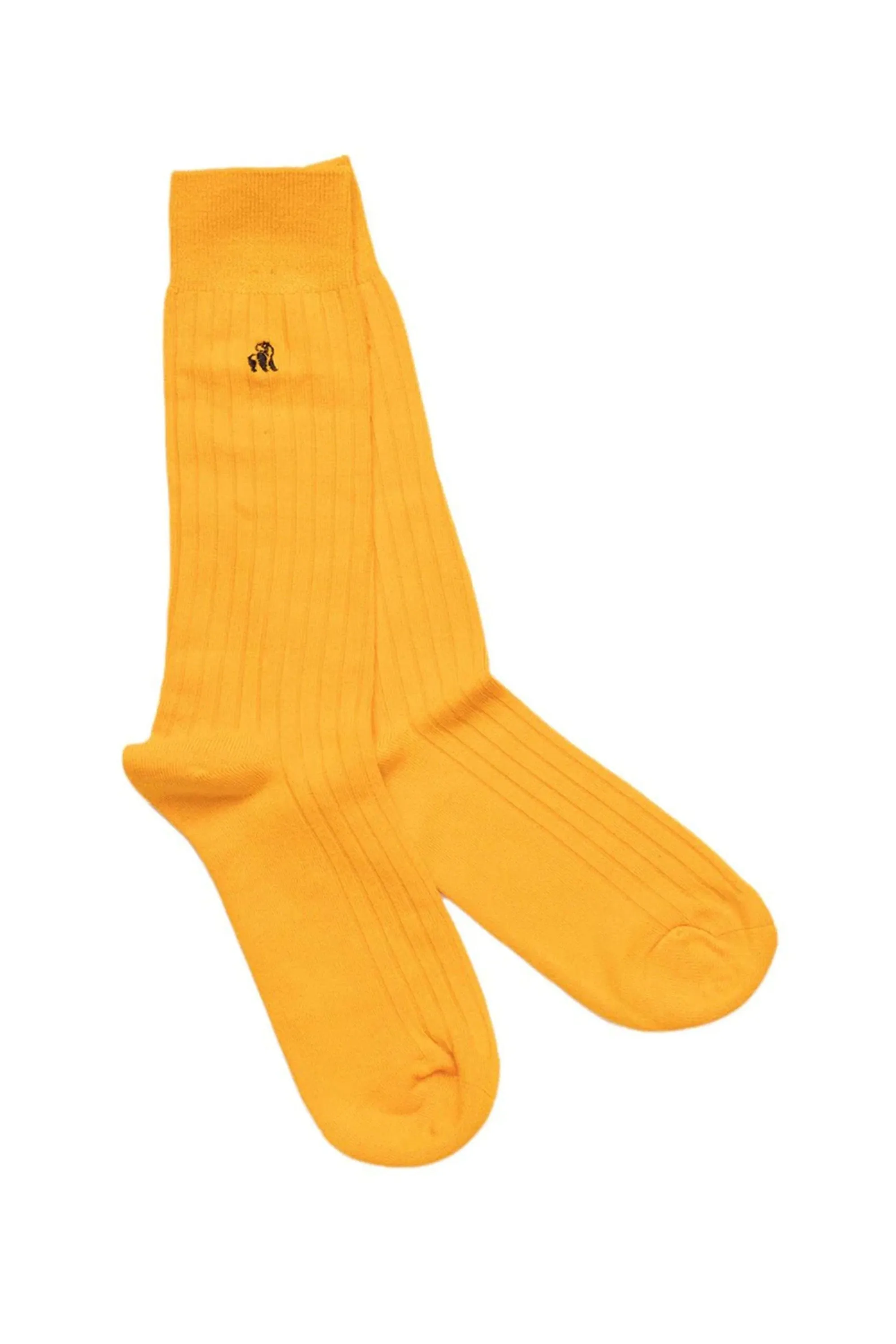 Swole Panda Bamboo Socks Yellow