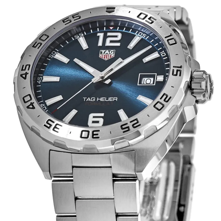 Tag Heuer Formula 1 Quartz Blue Dial Stainless Steel Men's Watch WAZ1118.BA0875