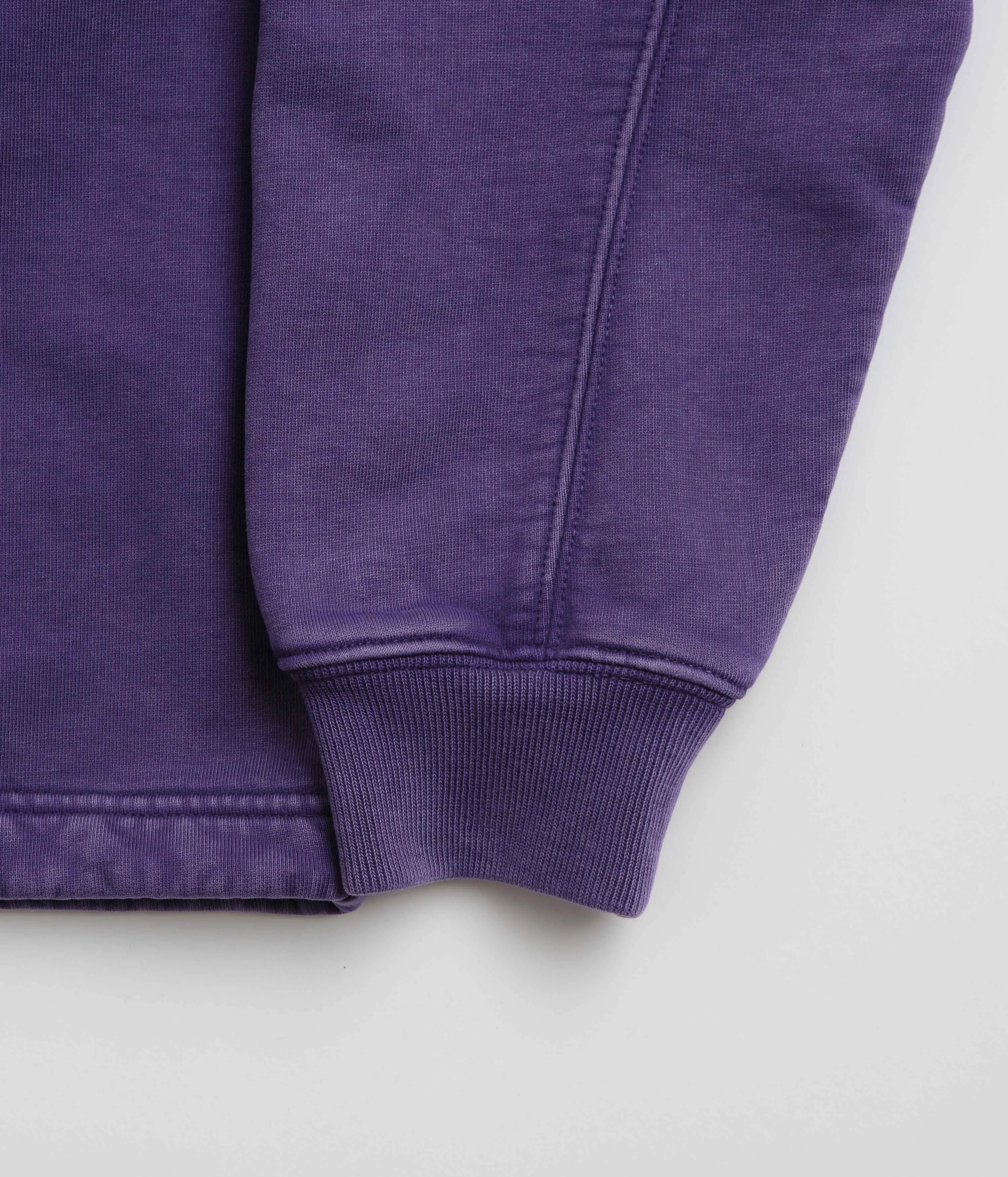 The Trilogy Tapes Pulse Tape Funnel Neck Sweatshirt - Purple