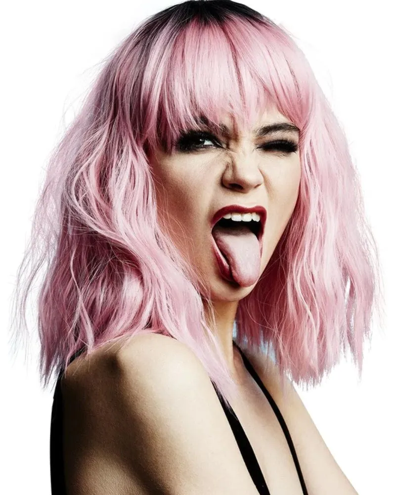 Trash Goddess Short Pink Wig