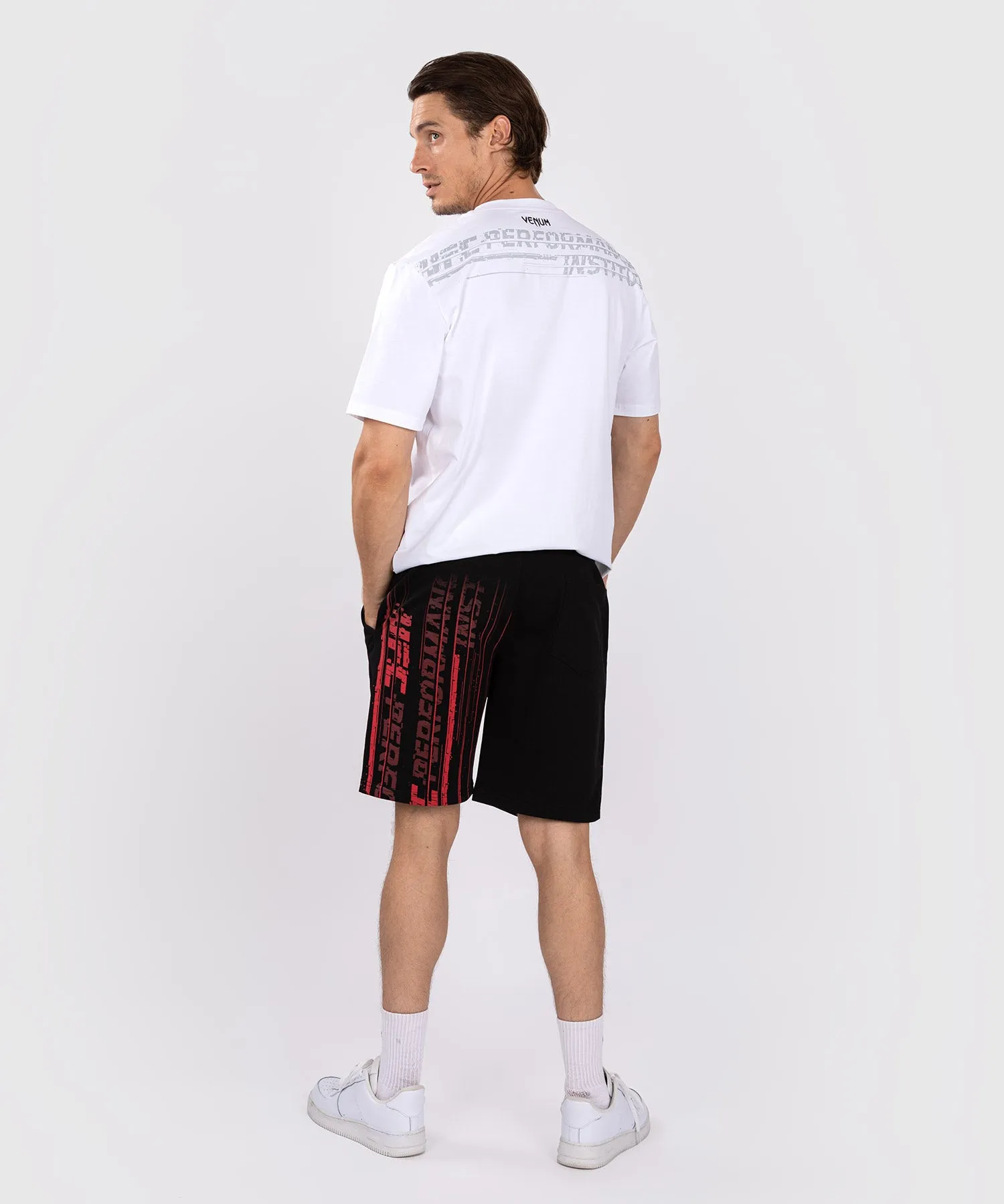 UFC Venum Performance Institute 2.0 Men’s Cotton Short - Black/Red