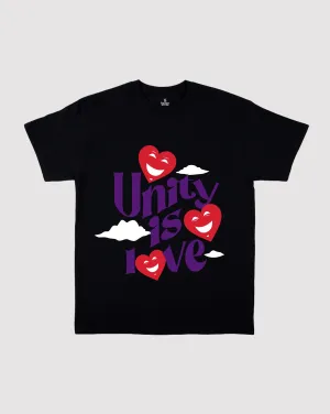 UNITY IS LOVE TEE "BLACK"