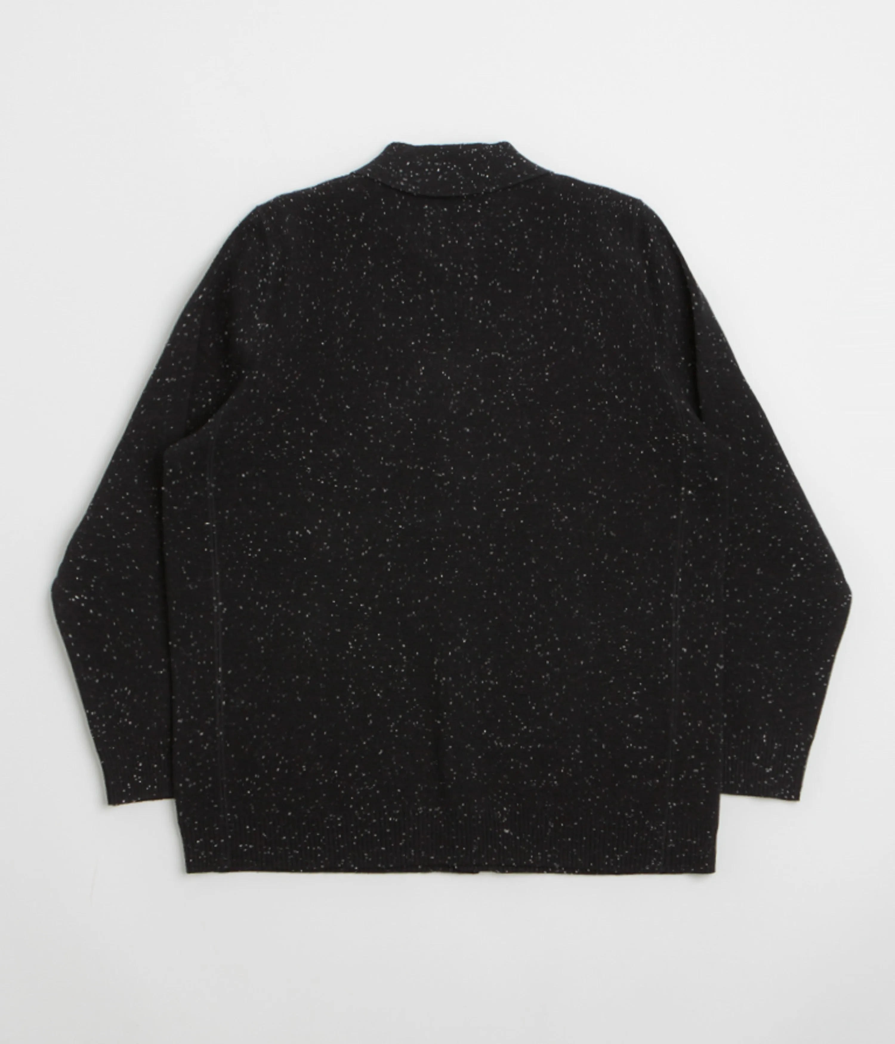 Uskees 3043 Collared Cardigan - Black