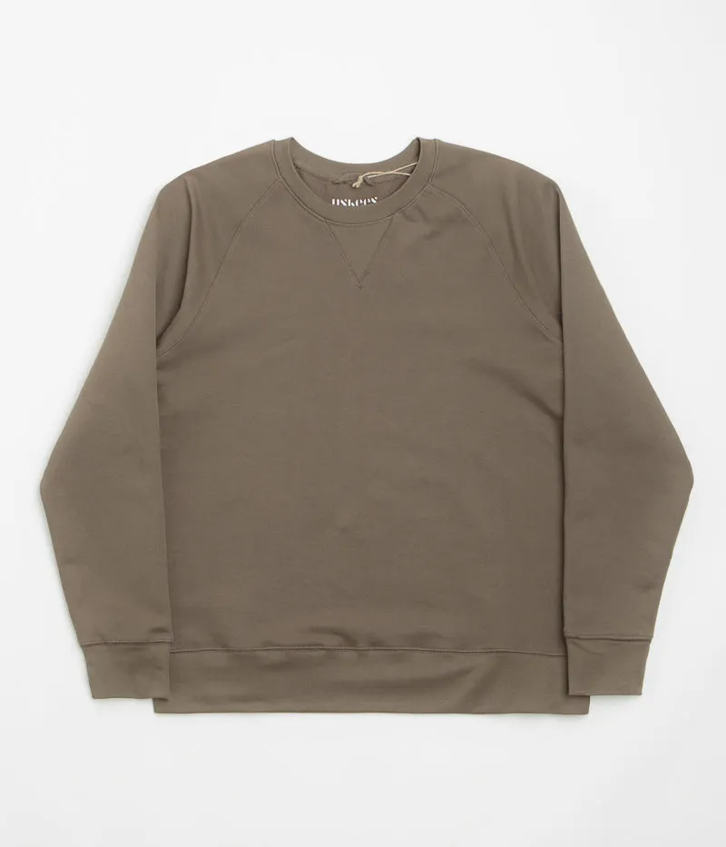 Uskees 7005 Crewneck Sweatshirt - Dark Taupe