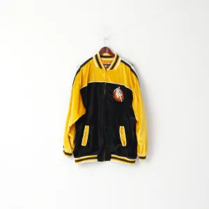 Veezo Wear Men 2XL Sweatshirt Bomber Basketball World Championship Players Club Yellow Sportswear