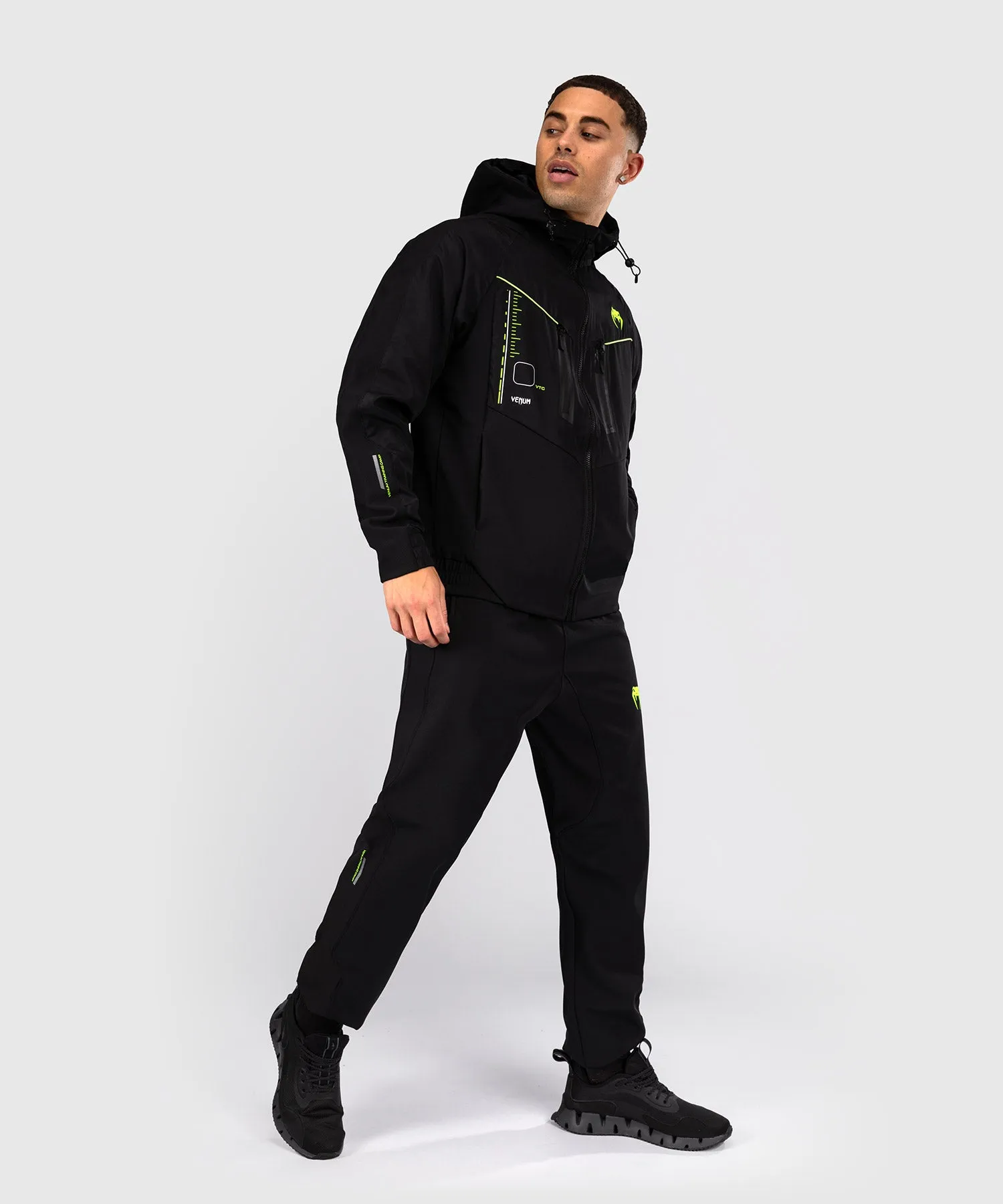 Venum Training Camp 4.0 Track Jacket - Black/Neon Green