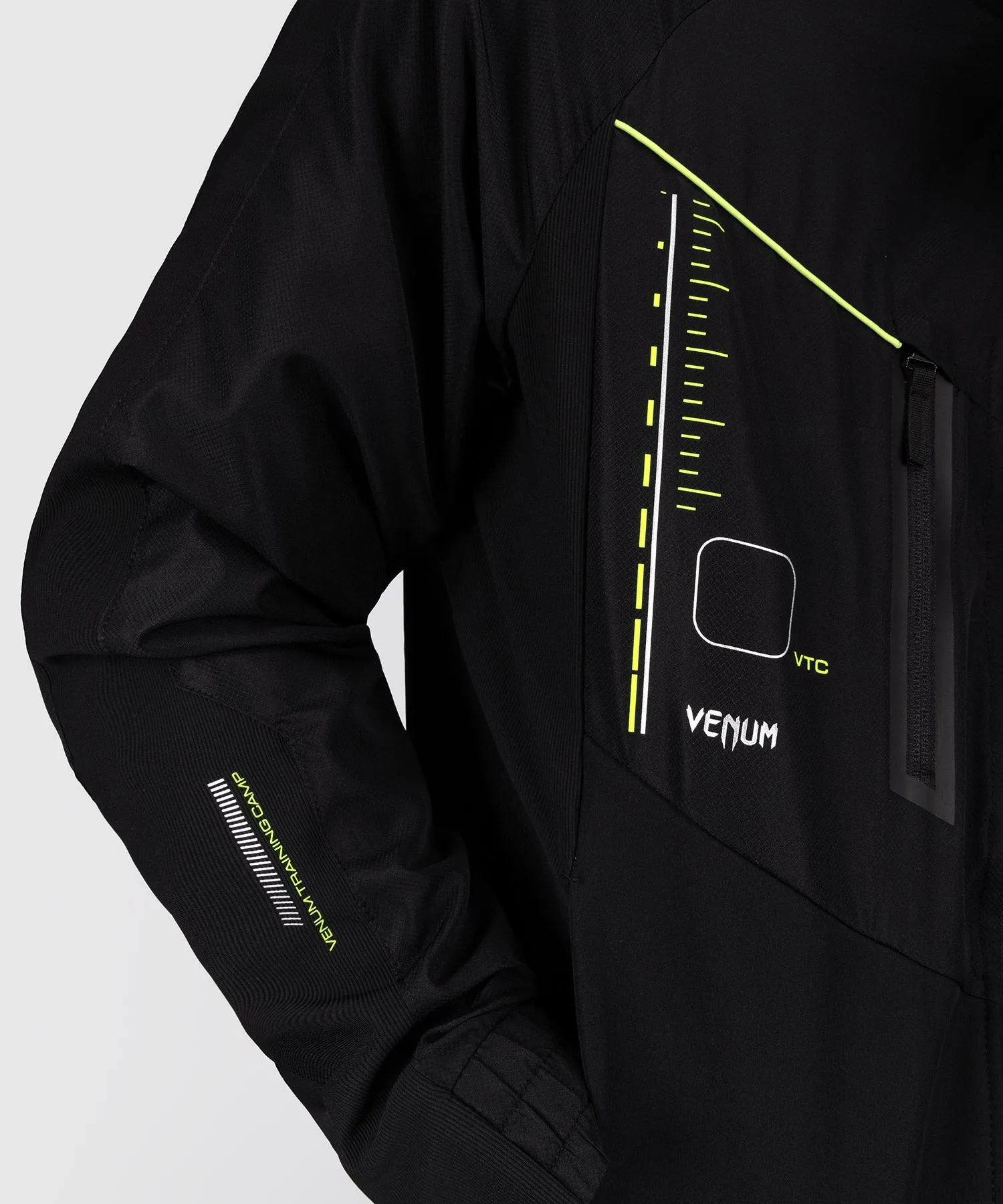 Venum Training Camp 4.0 Track Jacket - Black/Neon Green