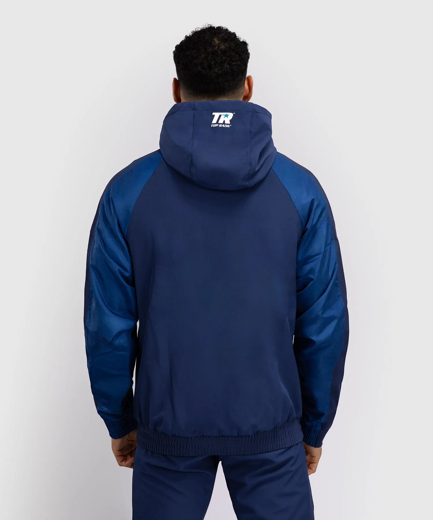 Venum x Top Rank Original Men's Full Zip Hoodie - Navy Blue