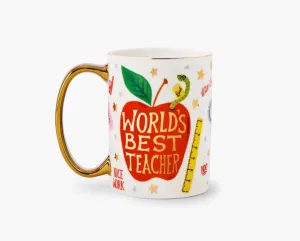 World's Best Teacher Porcelain Mug