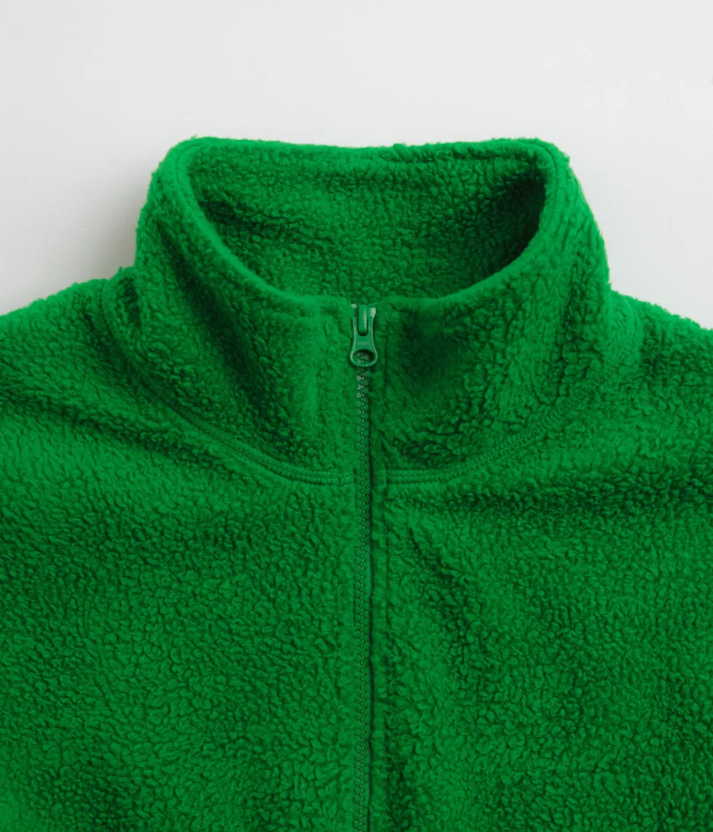 YMC Aaron Zip Fleece Jacket - Green