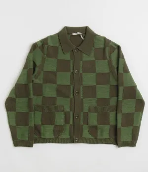 YMC Baker Cardigan - Green